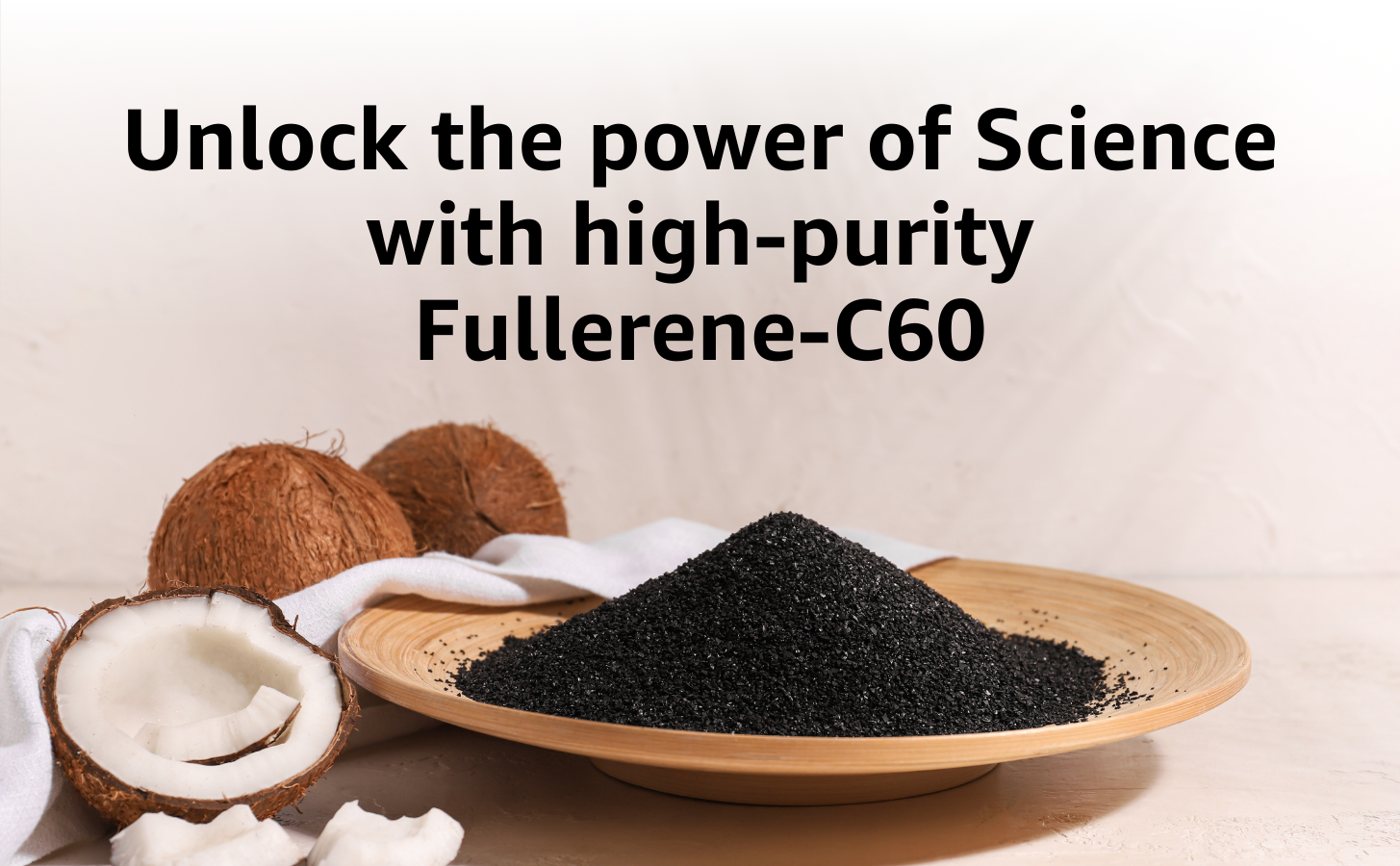 99.9+% (No Solvent) C60 Fullerene Powder (Quantity = #grams) (US Dollar)