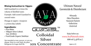 10x Concentrate Colloidal Silver [100mL, 100ppm]