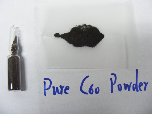 99.9+% (No Solvent) C60 Fullerene Powder (Quantity = #grams) (US Dollar)
