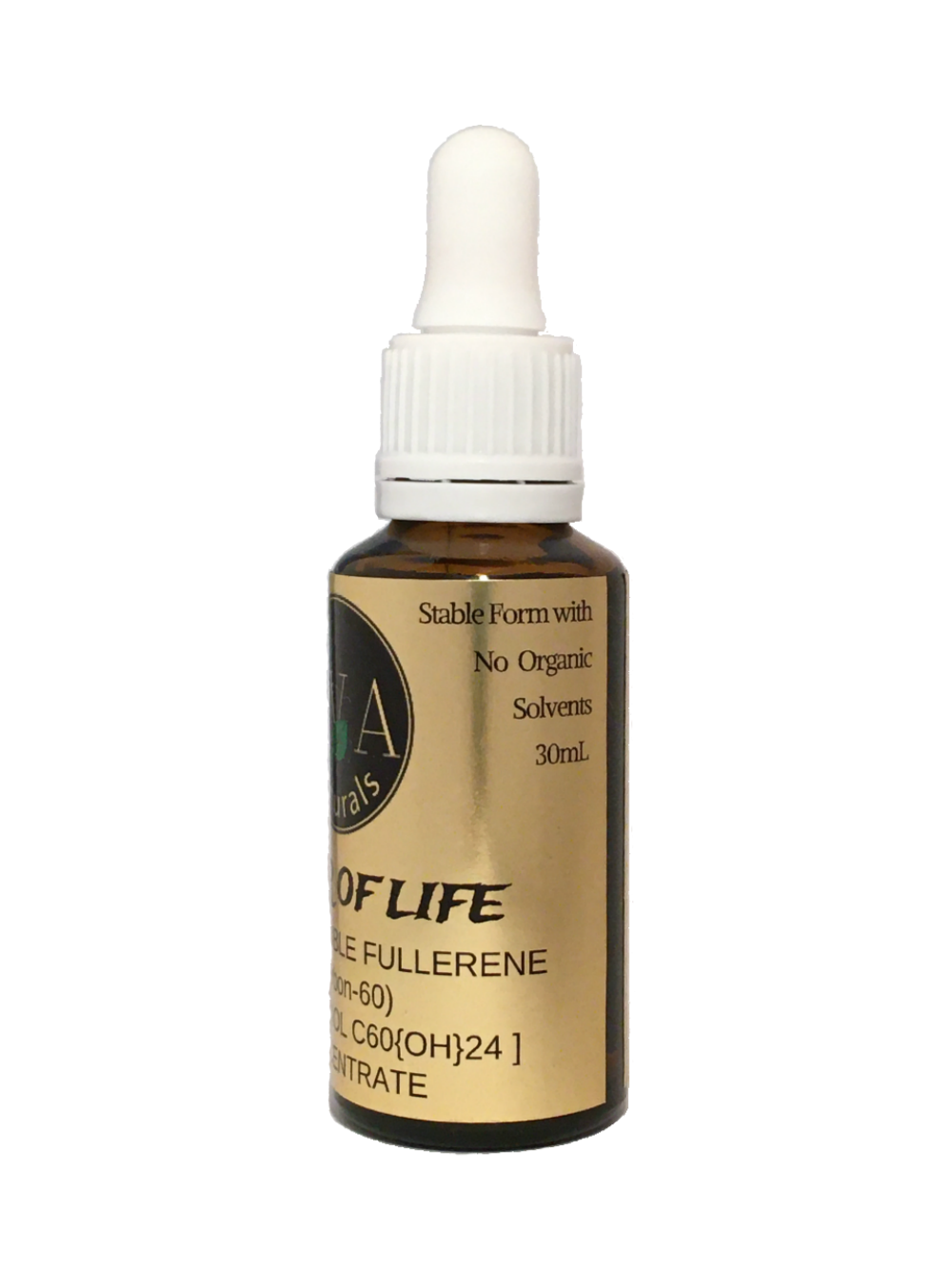 Elixir of Life - Water Soluble Carbon-60 Concentrate - Antioxidant (30mL)  (US Dollar)