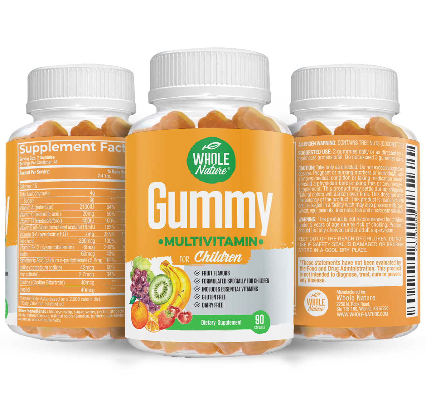 Whole Nature Children's Gummy Multivitamins