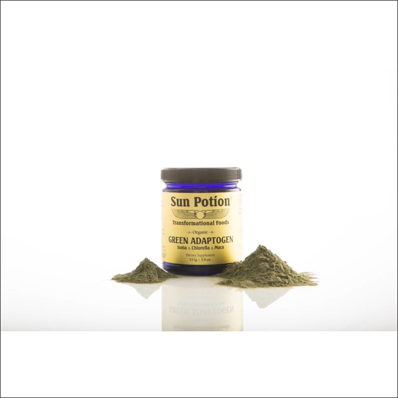 Green Adaptogen Powder Suma Maca Chlorella 111G.